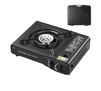 Four de camping portable - Brûleur de cuisinière portable adaptable - Cuisinière légère en plein air pour griller le chauffage et préparer les repas