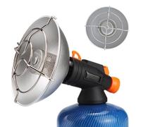 Four de camping portable - Chauffage extérieur sûr - Contrôle de la chaleur avec ventilateur en acier inoxydable - Refroidisseur à convection pour rideaux, randonnée et activités de plein air