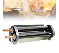 Four de camping solaire à double tube, four solaire portable for la cuisson des aliments au soleil, cuisinière solaire for four d'extérieur, réchaud de camping, barbecue solaire for 3 à 5 personnes