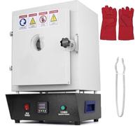 Four de frittage électrique à haute température avec contrôle PID, conception de moufle et fenêtre d'observation pour la fonte des métaux et la combustion de cire