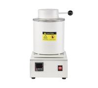 Four De Fusion Bijoux À Tension, Équipement D'or, D'argent, Cuivre Et D'aluminium, D'alchimie Des Métaux, Creuset En Graphite Chauffage Des MéTaux SûR Et Efficace(2kg without net)