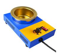 Four de Fusion D'étain pour Soudure avec Forte Dissipation de Chaleur, Four de Fusion Portable, Creuset de Soudage, Température Réglable Contrôlée de 150 À 450℃ Capacity 250g