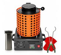 Four de fusion d'or 3 kg 1800 W Four électrique 1150 °C | Comprend un creuset en graphite, un kit de fusion d'or, puissance de 1800 W