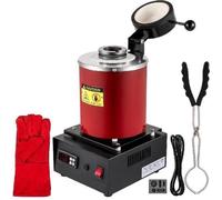 Four De Fusion Électrique À Boulons - Four De Forgeage Des Métaux - Creuset En Graphite - Coffret Complet Inclus - 2 Kg Compacte