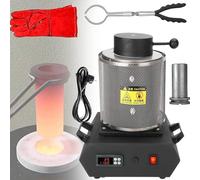 Four de fusion électrique automatique avec contrôle numérique et creuset en graphite pour une fusion et un affinage efficaces de la ferraille d'or et d'argent