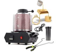 Four de fusion électrique de 1 kg/2 kg/3 kg, outil de moulage de bijoux, machine de fusion numérique de 1750 W, four électrique de 1150 ℃, forge de fonderie pour cuivre et aluminium, 220 V-1 kg