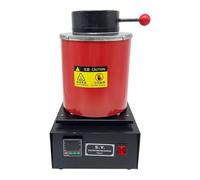 Four de fusion électrique numérique 1800 W 1 150 °C pour or, argent, cuivre, aluminium - Comprend un creuset en graphite et des outils de moulage