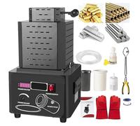 Four de fusion électrique numérique, capacité de 2/3 kg, jusqu'à 1600 ℃, idéal pour la coulée de métaux précieux, comprend un creuset en graphite, temps de fusion de 3 à 5 minutes