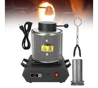 Four de fusion électrique pour l'or, avec creuset en graphite, four de fusion numérique automatique 1150 °C, pour la coulée, la fusion, le raffinage et la fusion de l'or.