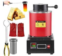 Four de fusion électrique pour or, argent et aluminium - Haute température 1150 ℃, idéal pour le moulage et le raffinage - Options de capacité disponibles