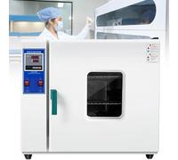 Four de séchage à convection à air forcé de laboratoire avec contrôleur numérique et jauge de vide pour un contrôle précis de la température dans les paramètres de laboratoire