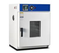 Four de séchage, convection à air forcé de laboratoire de 500 W, capacité de 16 L, plage de température constante 10-300 ℃, avec minuterie de 0 à 9999 min pour laboratoire et utilisation industrielle