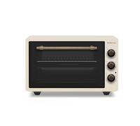 Four de table SOLTHERMIC couleur crème H37RB gran capacité et puissance 37 l et 1 300 W, minuterie et programmateur inclus Plage de température 40º à 240º Lumière turbo ventilateur et 5 fonctions