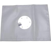 Four de tente chaud - Douille de remplacement amovible Antiflaming -Protection contre l'eau pour le camping 11 cm / 4,33in chauffé