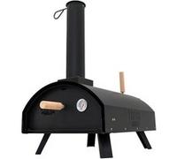 Four d'Extérieur Classique Pizza ⌀ 30cm Noir Portable Feu de Bois Charbon BBQ