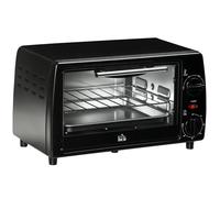 Four Électrique 10L 750W Thermo/Minuterie Grille/Plateau Inclus