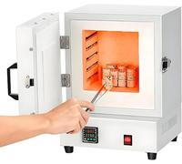 Four électrique 2000 W pour La Fabrication De Bijoux, La Poterie Et La Fonte De Métaux, Four à Moufle Haute Température, Température Maximale 1150 °c, Idéal pour La Céramique Et Les Travaux