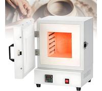 Four électrique 2000 W pour poterie, four à moufle haute température 1150 ℃, four de laboratoire fermé pour le traitement des bijoux et du plâtre, idéal pour un usage domestique