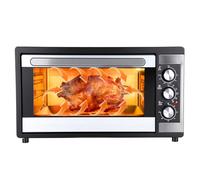 Four Électrique à Chaleur Tournante 46 L, Mini Four Multifonction 9-en-1 1500 W avec Rôtissoire, Déshydratation, Pizza, Cuisson, Gril, Minuterie 60 min, Température Réglable 0-230°C