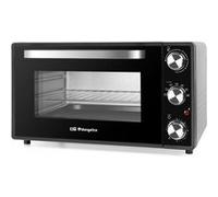 Four électrique à convection Orbegozo HOT 386 - Puissance 2000 W - Capacité 38 L - Système de chaleur supérieure et inférieure - Éclairage intérieur - Thermostat réglable - Ramasse-miettes