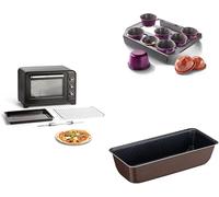 Four électrique chaleur tournante XL 60 L ¿ 2200 W + moule à cake 28 cm