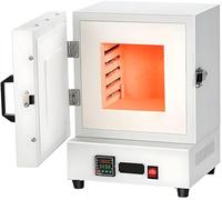 Four électrique de 2000 W, four de fusion à chauffage sur 4 faces avec température réglable de 0 à 1150 °C, four de laboratoire fermé haute température pour la fabrication de bijoux