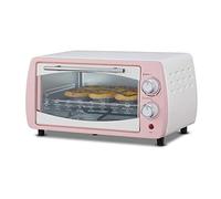 Four électrique de cuisson domestique avec minuterie 10 L et contrôle indépendant la température for des gâteaux(Pink)