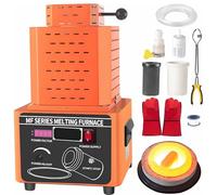 Four électrique de fusion avec creuset en graphite, puissance de 5000 W pour une fusion et un moulage rapides des métaux