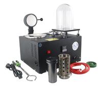 Four électrique de fusion de l'or, outil de moulage de bijoux à haute température, machine de raffinage de métaux précieux avec creuset en graphite, idéal pour la fabrication de bijoux