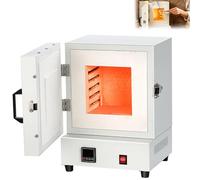 Four électrique de fusion des métaux, four à moufle fermé à 1150 ℃ avec contrôle de la température pour poterie, bijoux et travail du métal - Parfait pour un usage domestique