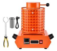 Four électrique de fusion d'or 2000W, machine de fusion numérique avec creuset en graphite, température max 1150°C pour coulée et raffinage de métaux précieux