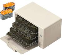 Four électrique de séchage d'algues, séchoir à air chaud intelligent 12L/25L avec grille en acier inoxydable, minuterie 24H et température réglable de 30 à 100℃, for nori et légumes(Small)