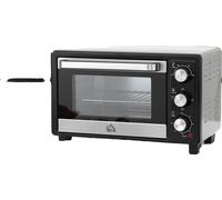Four électrique de table, capacité 16 l, puissance 1400 W, 3 modes de cuisson, argenté