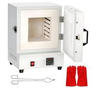 Four électrique de table compact de 2000 W, température maximale de 1150 °C/2102 °F, idéal pour la fabrication de bijoux, la fonte de métaux, l'émaillage de poterie et les projets de bricolage.