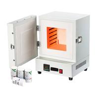 Four électrique, four à mouffle, four de table compact 2000 W pour la fabrication de bijoux, moulage de métal, vitrage de poterie et projets de bricolage, température maximale 1150 ℃