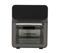 Four Electrique,Four Électrique 13L Four Électrique Barbecue Four à Pizza 1350W 2xplaque de Cuisson-Écran Tactile,Idéal Pour Décongeler, Cuisiner et Griller Divers Plats