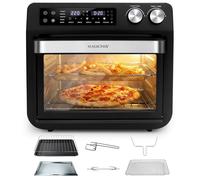 Four Electrique Friteuse Sans Huile 25L, 10 en 1 AIR FRYER OVEN pour Toast, Pâtisserie, Grillade, Déshydratation, Rôtissoire etc