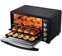 Four électrique grande capacité à air chaud avec fonctions de cuisson par convection, minuterie 60 min, éclairage intégré, température réglable de 90 °C à 230 °C, idéal pour rôtir, cuire et