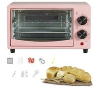 Four électrique Intelligent 12l, Grille-pain à Convection De Comptoir, Machine à Petit-déjeuner Multifonctionnelle Avec Température Réglable De 0 à 230℃ Pour La Maison Et Les Restaurants Pink