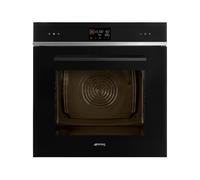 Four Electrique + Micro-ondes Smeg 60 cm Cuisine SpeedwaveXL SO6402M2B Noir