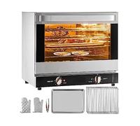Four électrique multifonction de comptoir, 21L 47L 66L Machine de cuisson à 3/4 couches Grille-pain à domicile Four à convection for pizza(66L)