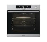 Four électrique multifonction Hisense O643PX, encastrable, 77 litres, 60 cm, combiné, vapeur, fonction pizza 300°, pyrolyse, couleur inox, classe énergétique A+