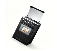 Four électrique multifonctionnel 52L, four domestique en acier inoxydable, four à rôtir à commande tactile