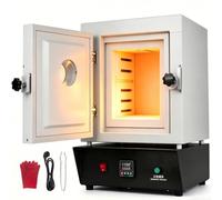 Four électrique pour la fabrication de bijoux, four à moufle 1500 W avec contrôle de la température de -17,8 à 1 150 °C/1150 ℃ pour poterie, moulage de métal et projets de bricolage