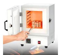 Four électrique pour poterie, four fondant 2000 W, haute température de 1150 ℃, fabrication de bijoux, moulage de métal, vitrage de poterie et projets de bricolage