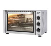 Four électrique - ROLLER GRILL - Turbo Quartz 38L - Chaleur tournante - Four à snacker - Inox brossé