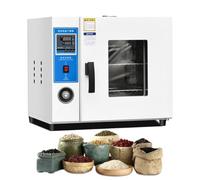 Four éLectrique TempéRature Constante Four SéChage Chauffage Laboratoire Plage TempéRature RéGlable 10-300°C avec ContrôLe TempéRature Minuterie Utilisé Dans éColes Industrielles(16L,Stainless steel)