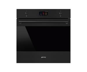 Four Electrique + Vapeur Micro-ondes Smeg 60 cm Classica Omnichef SO6303APN Noir Mat