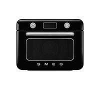 Four Electrique + Vapeur Smeg 50 cm Années 50 COF01BLEU Noir