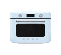 Four Electrique + Vapeur Smeg 50 cm Années 50 COF01PBEU Bleu Azur